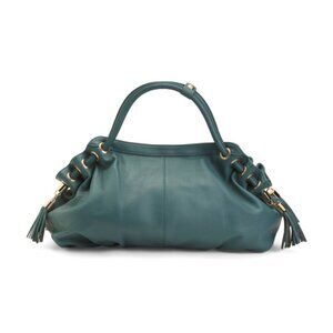 AMERILEATHER Leather Musette Handbag